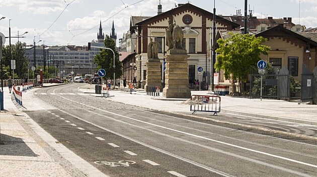 Bubenské nábřeží po rekonstrukci (Foto: Technická správa komunikací Praha)